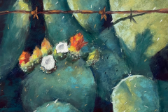 SherryBarber-prickly-Pear-Fence-Pastel